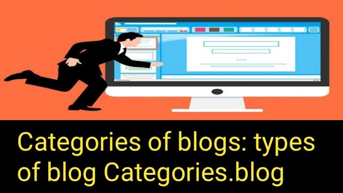 Categories of blogs: types of blog categories. blogs